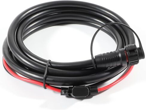 010-10922-00 كابل الطاقة لاستبدال Garmin، 2-Pin، أسود، يناسب Garmin GPSMAP 4008، 4010، 4012، 4208، 4210، 4212، 5008، 5012، 5015، 5208، 5212، 5215 in Kuwait