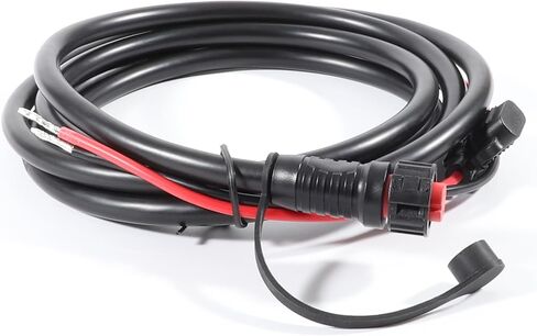 010-10922-00 كابل الطاقة لاستبدال Garmin، 2-Pin، أسود، يناسب Garmin GPSMAP 4008، 4010، 4012، 4208، 4210، 4212، 5008، 5012، 5015، 5208، 5212، 5215 in Kuwait