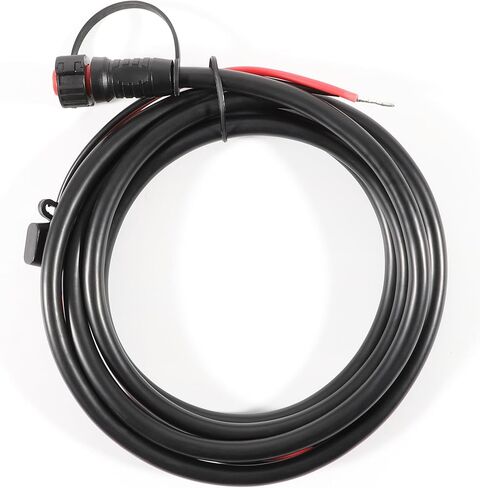 010-10922-00 كابل الطاقة لاستبدال Garmin، 2-Pin، أسود، يناسب Garmin GPSMAP 4008، 4010، 4012، 4208، 4210، 4212، 5008، 5012، 5015، 5208، 5212، 5215 in Kuwait