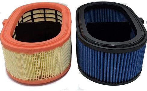 C8 Corvette Attack Blue Dry Nano High Flow Filter : C8 Stingray, Z51 LT2 Air Filter - Made in the USA in Saudi Arabia