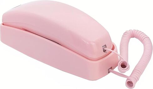 Telephone Landline Phones, TelPal Corded Home Phone, Trimline House Phone for Landline Wall Mount, Big Button Wall Phone with Flash, Redial, Ringer High/Low, Retro Phone No AC Power Required (Ivory) in Saudi Arabia