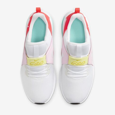 حذاء التمرينات Nike Air Max Bella TR 5 للنساء (FZ3625-100، أبيض/قرمزي ساطع/برق/وردي فوم) مقاس 7.5 in Saudi Arabia