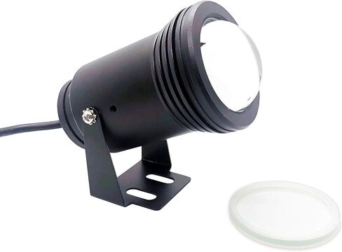 Oznium Eclipse High Power 12V LED Light for Flounder Gigging, Black Aluminum Housing, 20 Watt, Green LED Color in Saudi Arabia