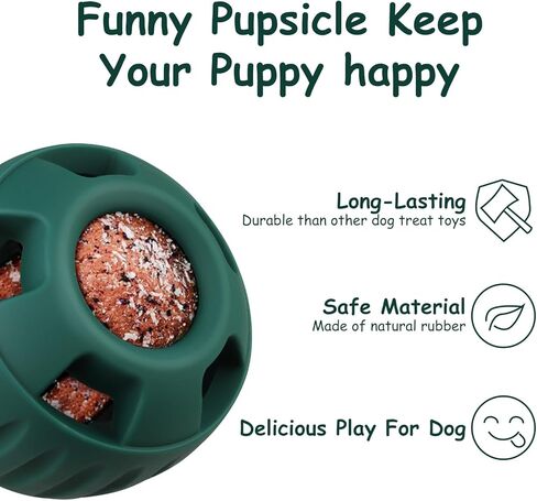 لعبة مضغ الكلب Pupsicle لعبة الكلب القابلة للحشو لعبة علاج الكلاب المجمدة مع قوالب السيليكون لعبة الكلب التفاعلية طويلة الأمد in Kuwait