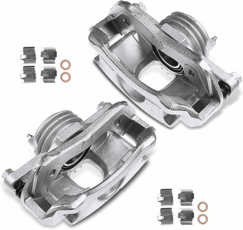 A-Premium Disc Brake Caliper Assembly with Bracket Compatible with Select Kia Models - For Sportage 1998 1999 2000 2001 2002, L4 2.0L - Front Left Driver Side in Saudi Arabia