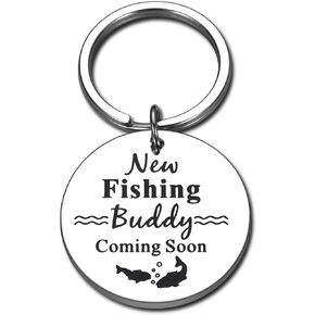 Fathers Day First Fathers Day Keychain Gifts for New Dad First Time Dad from Wife Father to Be Gifts for Soon to Be Dad Men Birthday Gift Him New Father Fiance Baby Shower Announcement Gender Reveal
