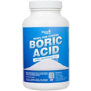 Boric Acid Powder - 1lb, 99.9% Industrial-Grade Strength Fine Powder - Multipurpose Boric Acid Cleaner for Kitchen, Sink, Laundry, Stain Remover and Deodorizer - Made in USA Since 1983