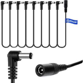 T-Power for Guitar Effect Pedal 48 Way Daisy Chain Splitter Cord Cable, fits Zoom Roland Behringer Boss Digitech Jim Dunlop Ditto Looper PolyTune Donner Dyna & More