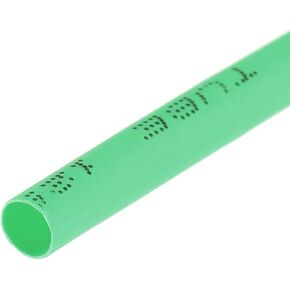 uxcell Heat Shrink Tubing, 1/8"(3mm) Dia 5.74mm Flat Width 2:1 Rate Shrinkable Tube Cable Sleeve 10ft - Green