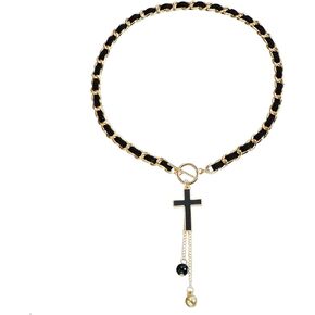 Black Wrap Velvet Choker With Black Heart Tree Sun Cross Star Butterfly Pedant for Women Girls,Jewelry Gift for Girlfriend Family And Friend