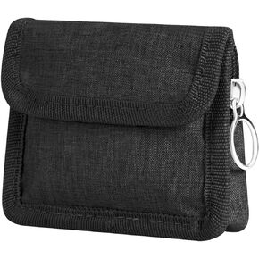 FIREDOG RFID Blocking Pouch, Small RRID Pouch for Key Fob/Credit Card/Money/Coin, RFID Key Fob Protector for Women Men Travel(Pink)