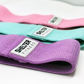 Premium Glute Band Set for Men and Women - Anti-Slip Booty Bands - Wide, Durable, Perfect for Body Shaping - Home Workout, Full Body Exercise, Portable & Versatile - 3 Pack