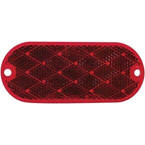 Peterson Manufacturing Peterson V480R Reflector, Red, 1-7/8 in. W. x 4-3/8 in. H.