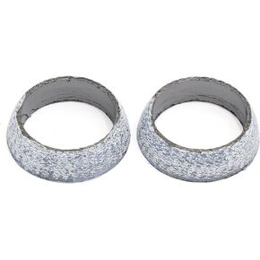 uxcell Car 1.8" Dia Cone Shape Exhaust Muffler Graphite Donut Seal Gasket Header 2 Pcs