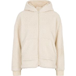 Marks & Spencer womens Loungewear Plush Fleece Hooded Zip Short Robe JacketBathrobe