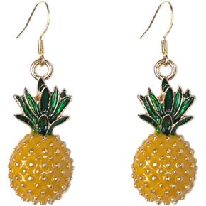 Pineapple Earrings for Women and Girls Cute Fruit Dangle Earrings