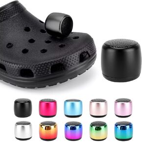Croc Speakers Bluetooth, Best Mini Bluetooth Speaker Croc Accessories Men, Black Croc Charms for Mini Shoes, Croc Charms for Men, Croc Shoe Charms, Croc Speaker Charm, Best Portable Bluetooth Speakers in Kuwait