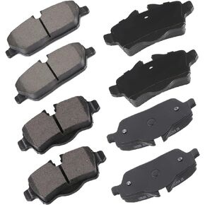 Front Rear Ceramic Brake Pads Kits 8pcs fit for 2007-2016 for Mini Cooper