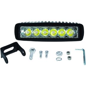 HELLA 357203011 ValueFit Mini Light Bar (6 LED, Spot Beam), Multi