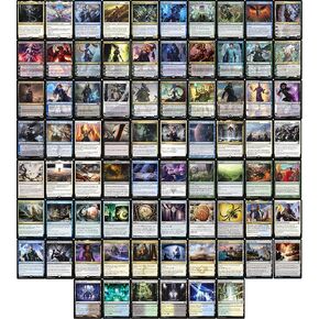 Elite Planeswalker Commander Deck - EDH - Atraxa، صوت البريتور - مصمم خصيصًا - Magic The Gathering - MTG - 100 بطاقة!!!