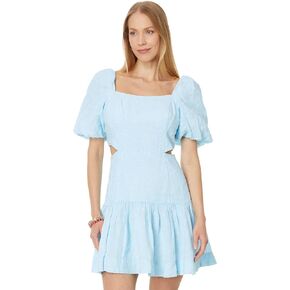 Lilly Pulitzer Women's Kylanne Elbow Sleeve Embr Linen Dress