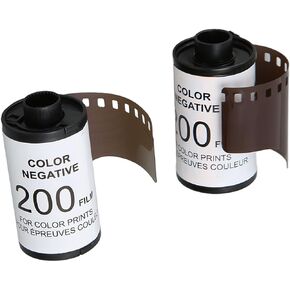 2 Roll 35mm Camera Color Film 12 Sheets Each ISO 200 HD Waterproof Vintage Camera Color Negative Film for 135 Cameras in Saudi Arabia
