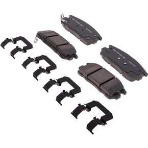ACDelco Gold 17D1275CHF1 Ceramic Rear Disc Brake Pad Set with Clips