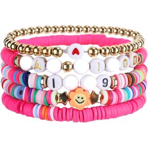 Friendship Bracelets Set for Women Girls Multilayer Handmade Album Inspired Bracelets Lover Reputation 1989 Concert Wrist Outfit Jewelry Gifts for Music Fans in Saudi Arabia
