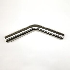 1.5" Stainless 45° Mandrel Bend - 1.5D/2.25" CLR Loose Radius - 16GA/.065" - SS304 - Stainless Bros.