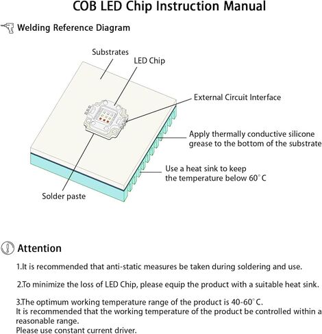 10 واط عالية الطاقة LED رقاقة RGB COB وحدة السوبر مشرق ضوء باعث مكونات ديود استبدال مصباح حبة DIY الخفيفة (الأحمر والأخضر والأزرق) in Kuwait