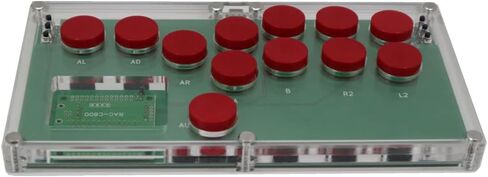 TruBoost FightBox B1-MINI-PC-R Ultra-Thin All Buttons Leverless-Style Arcade Game Controller For PC USB Hot-Swap Cherry MX DIY Version in Kuwait