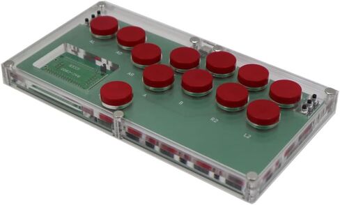 TruBoost FightBox B1-MINI-PC-R Ultra-Thin All Buttons Leverless-Style Arcade Game Controller For PC USB Hot-Swap Cherry MX DIY Version in Kuwait