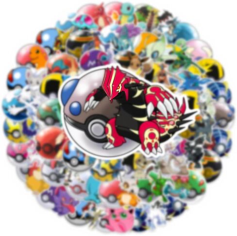 Stickers for Water Bottles, 60 PCS Cute Vinyl Aesthetic Waterproof Stickers, Laptop, Skateboard, Computer Stickers for Boys Kids Girls Teens Decor Gifts. (Color-2) in Saudi Arabia