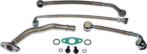 Dorman 667-060 Turbocharger Coolant and Oil Supply/Return Line Kit Compatible with Select Dodge/Ram Models in Saudi Arabia