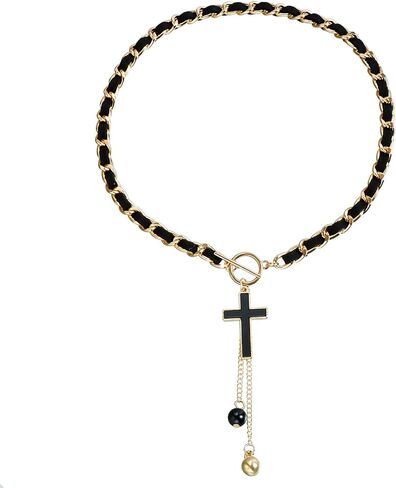 Black Wrap Velvet Choker With Black Heart Tree Sun Cross Star Butterfly Pedant for Women Girls,Jewelry Gift for Girlfriend Family And Friend in Saudi Arabia