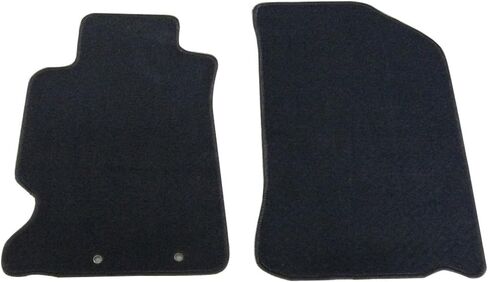 Floor Mats Compatible with 2002-2006 Acura RSX, DC5 Logo Factory Fitment Front & Rear Nylon Black Car Floor Carpets Carpet Liner by IKON MOTORSPORTS, 2003 2004 2005 in Saudi Arabia