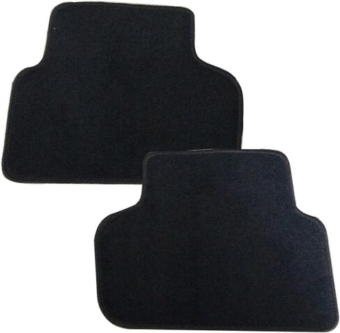 Floor Mats Compatible with 2002-2006 Acura RSX, DC5 Logo Factory Fitment Front & Rear Nylon Black Car Floor Carpets Carpet Liner by IKON MOTORSPORTS, 2003 2004 2005 in Saudi Arabia