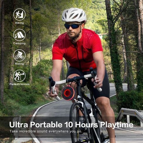 مكبر صوت بلوتوث محمول مع ضوء LED بصوت HiFi Steore، مكبرات صوت بلوتوث مقاومة للماء IP7 مع كوب شفط، ميكروفون مدمج، مكالمات بدون استخدام اليدين، مكبر صوت بلوتوث محمول للخارج in Saudi Arabia