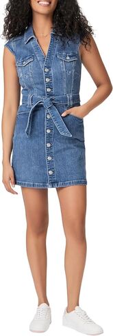 PAIGE Women's Jaxsyn Denim Dress Jolene Pkt in Saudi Arabia