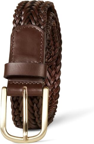 Amazon Essentials Women's Leather Woven Belt in Saudi Arabia