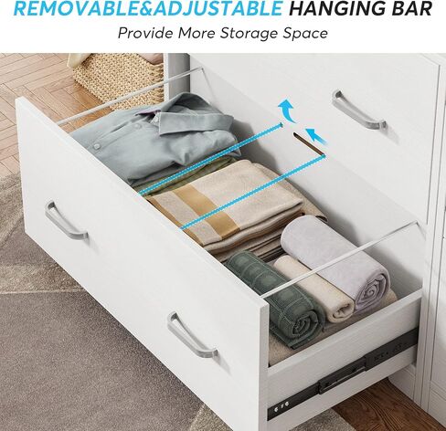Lateral File Cabinet with 2 Drawers, 31.5 Inches Large Filing Cabinet for Hanging Letter/Legal/F4/A4 Size Files with Lock, Home Office, White in Saudi Arabia
