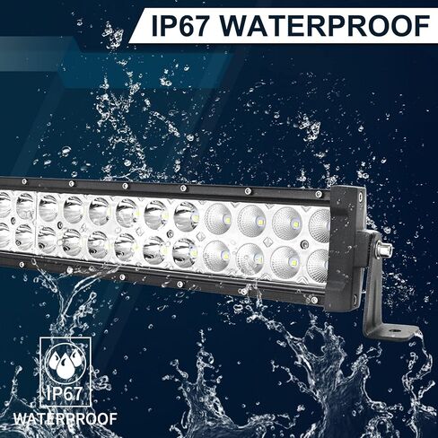 Willpower 22 in 24 inch 120W Spot Flood Combo LED Work Light Bar for Truck Car ATV SUV 4X4 Jeep Off Road Boat Driving Lamp in Kuwait