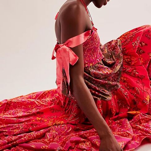 Women Summer Casual Maxi Dress Boho Dress Sleevelss Tie up Flowy Dress Cutout Long Dress Vacation Beach Dress in Saudi Arabia