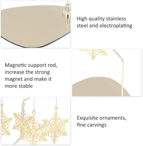 Rotary Candle Holder Spinning Candleholder Tea Light Candle Holder Metal Rotating Aromatherapy Wind Chime Candle Holder (Star (No Candle Cup)) in Kuwait