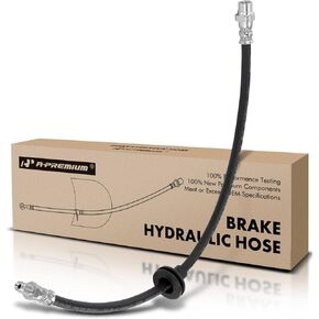 A-Premium Front Driver or Passenger Brake Hydraulic Hose Compatible with BMW Models - X5 2000 2001 2002 2003 2004 2005 2006 - Replace# 34301166118