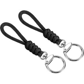 PATIKIL Badge Lanyard with Clasp, Wrist Keychain Cord Metal Hook Strap for Keys Whistle ID Card Holder