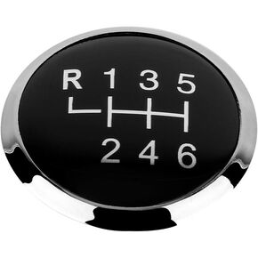6 Speed Shift Knob Pattern Decal 6 Speed Gear Shift Knob Cover,Car ABS Plastic Gear Shift Knob Stick Cover Emblem Badge Cover Trim for T5 T5.1