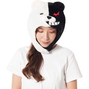 SAZAC Kigurumi Hat - Monokuma- Cozy Costume Beanie Cap - Adult Size