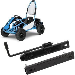 Seat Slider Track, Track Strong Strength Adjustable Seat Sliding Fit For Go Kart Four Wheel Off Road ATV UTV 2PCS
