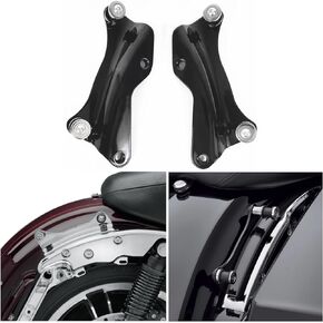 Detachable 4-Point Docking Hardware Kits Compatible for Harley Davidson Touring 1997-2008 Road King Electra Glide Street Glide Back Rest FLHR FLHX FLHT FLTR